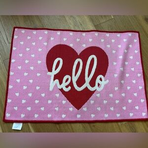 Heart bathroom, kitchen, or front door rug